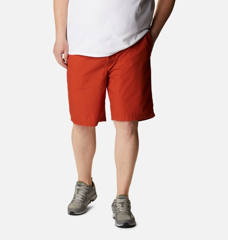 Columbia Washed Out Shorts Herre Oransje | Plus Size 95613L